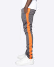 EPTM TRACK PANTS-CHARCOAL/R.ORANGE