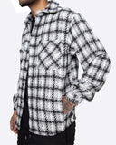 EPTM HEAVY FLANNEL SHIRT-BLACK