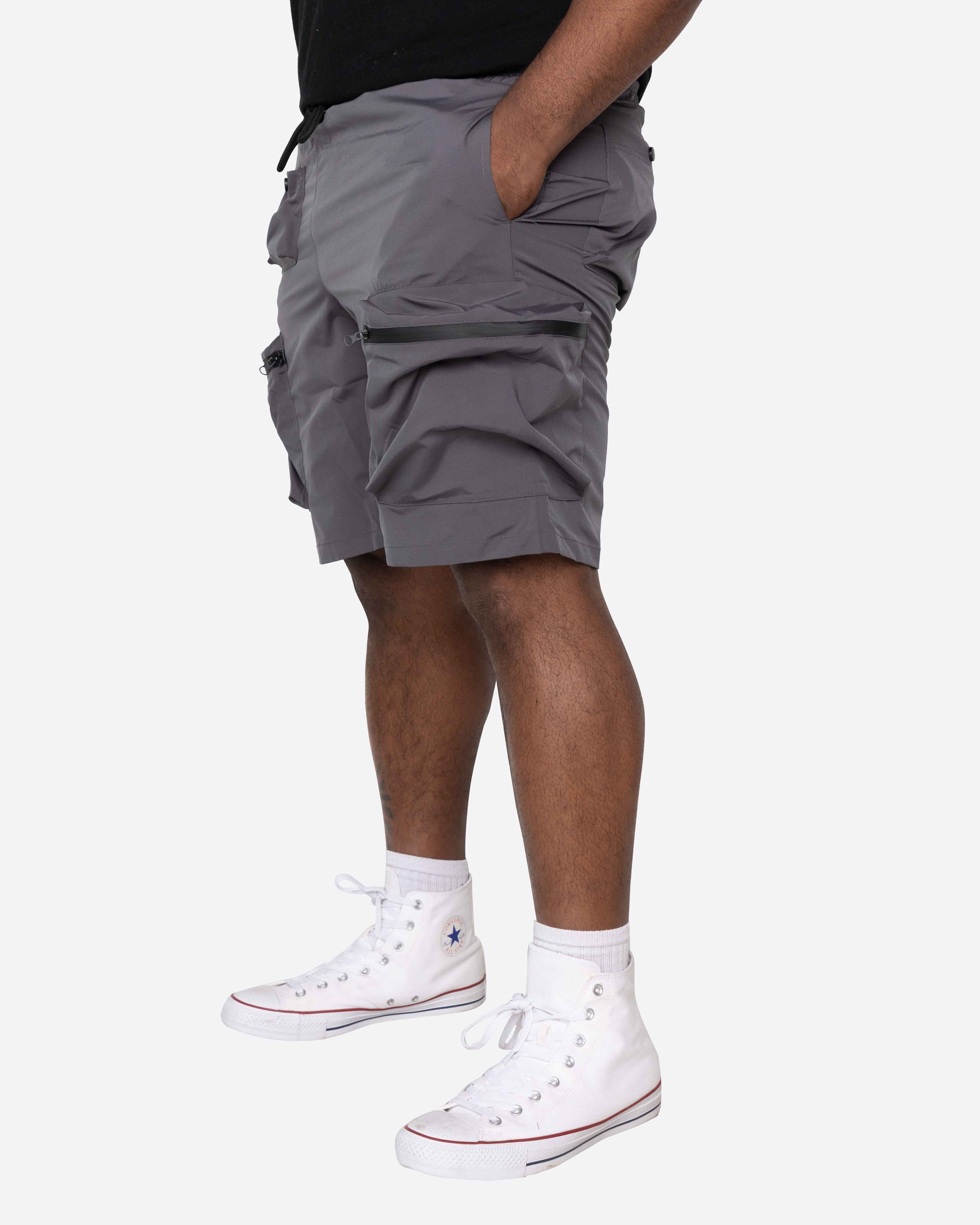 EPTM BIG N TALL COMBAT CARGO SHORTS-GREY