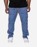 EPTM BIG N TALL SNAP CARGO PANTS-SKY BLUE