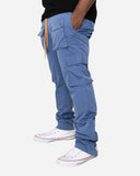 EPTM BIG N TALL SNAP CARGO PANTS-SKY BLUE