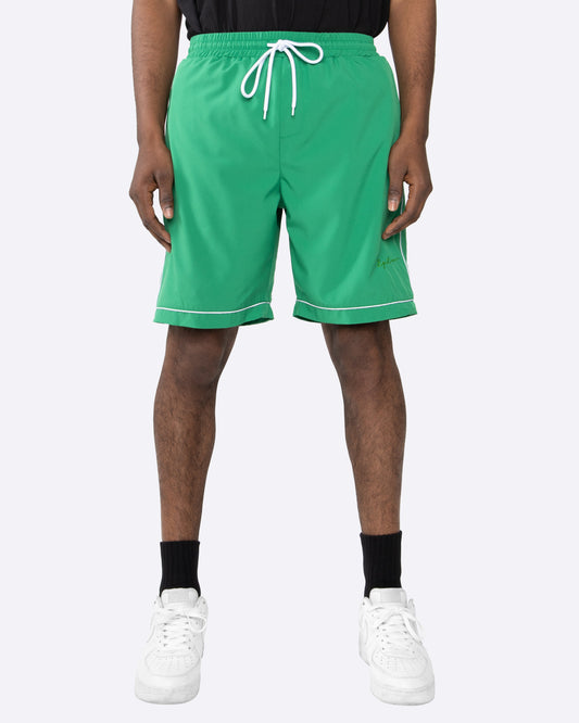 EPTM PIPING SHORTS-GREEN