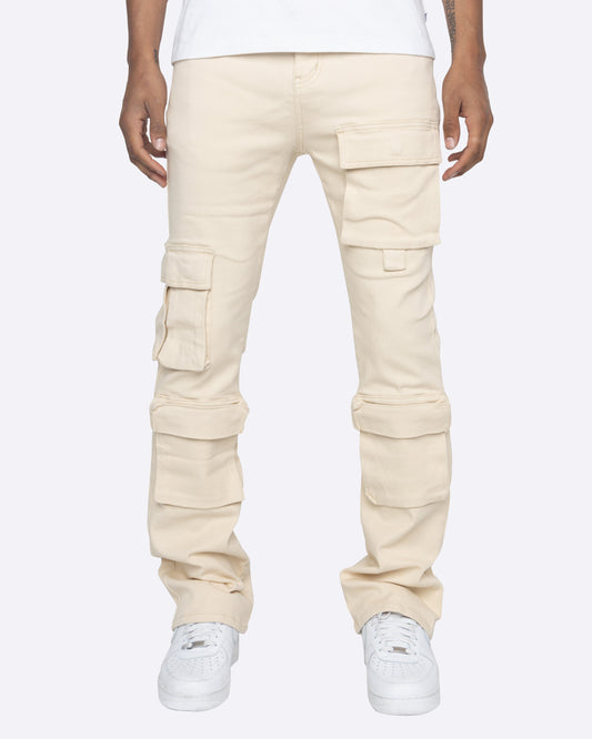 EPTM BACKLOT CARGO PANTS-CREAM