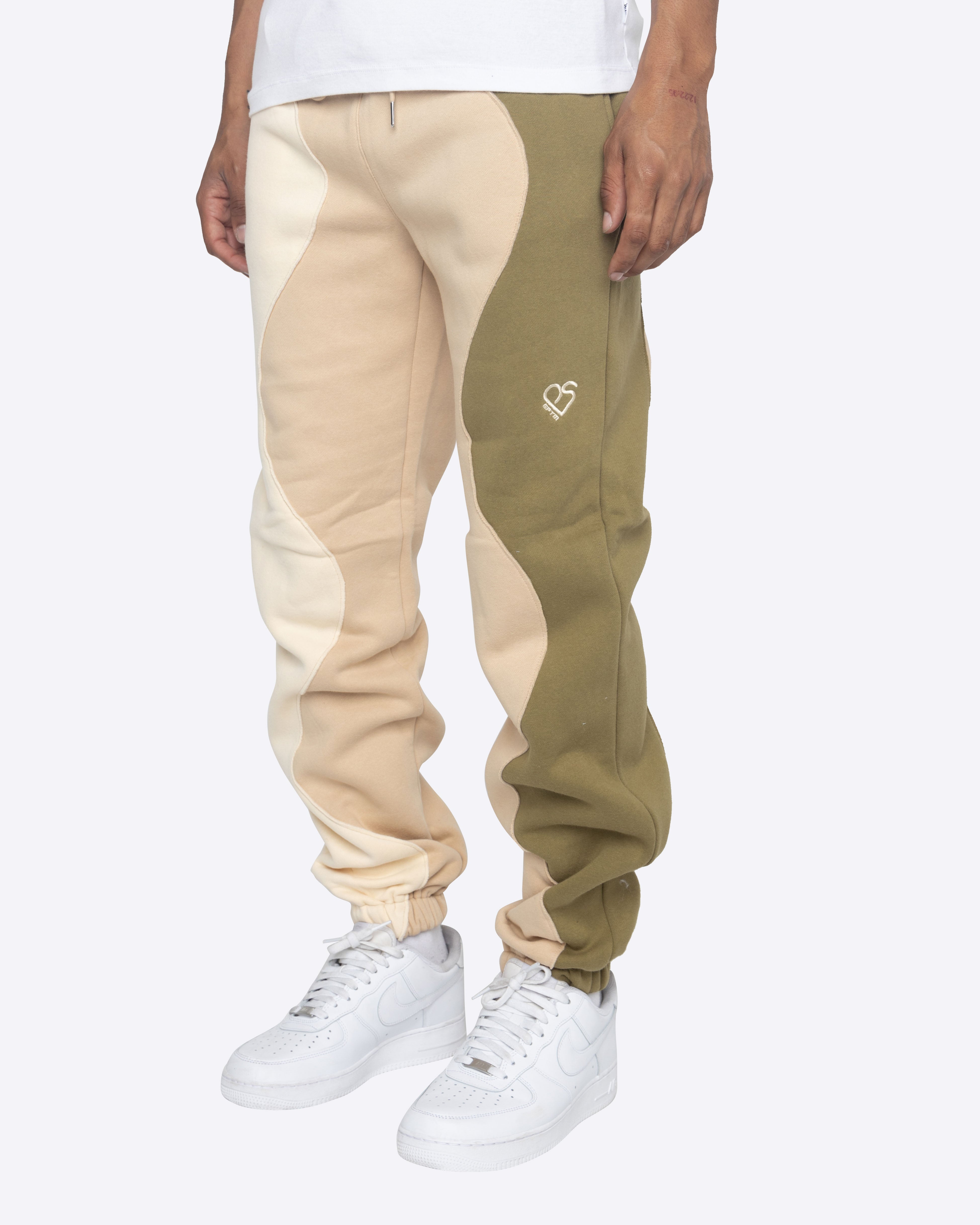 EPTM X PASCAL WAVY SWEATPANTS-KHAKI