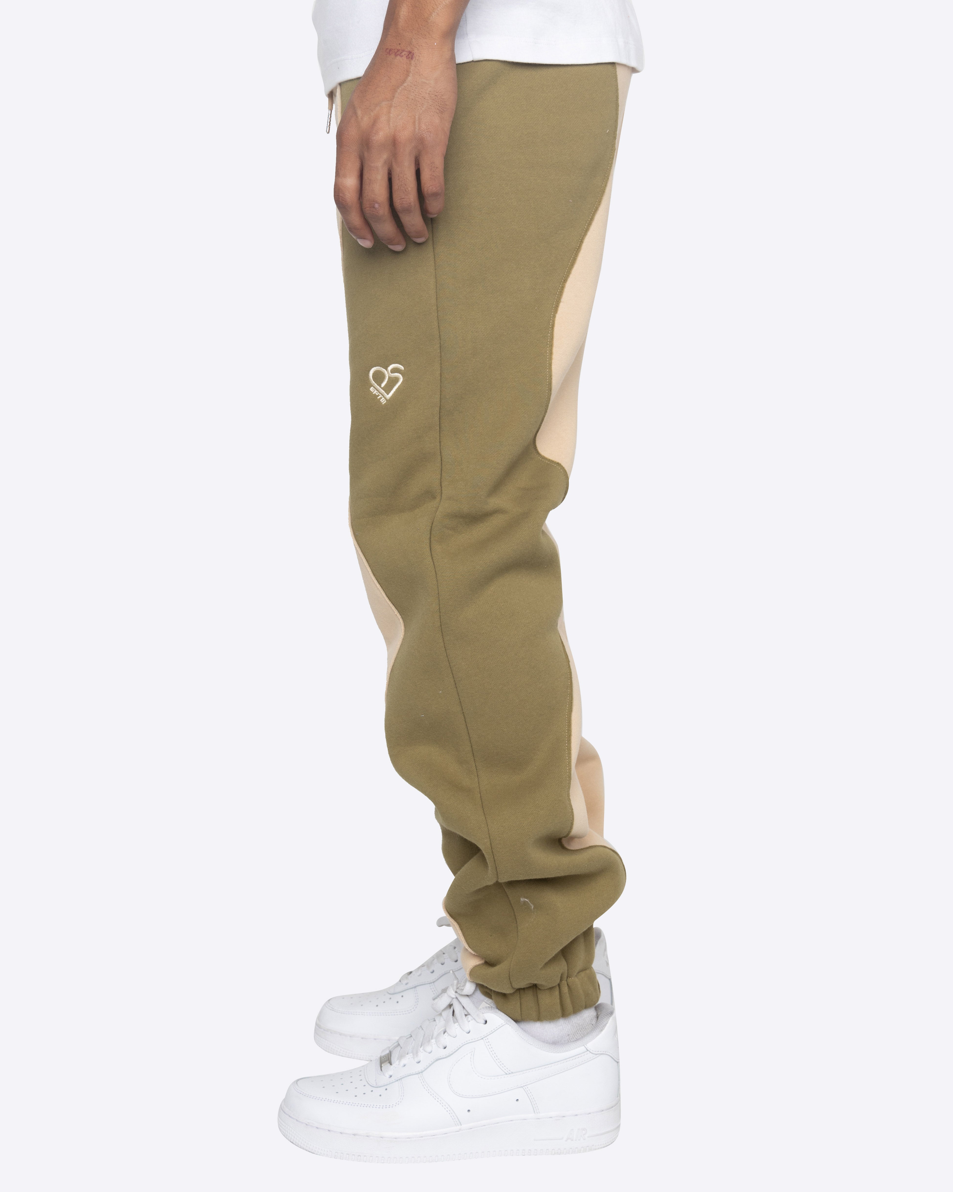 EPTM X PASCAL WAVY SWEATPANTS-KHAKI