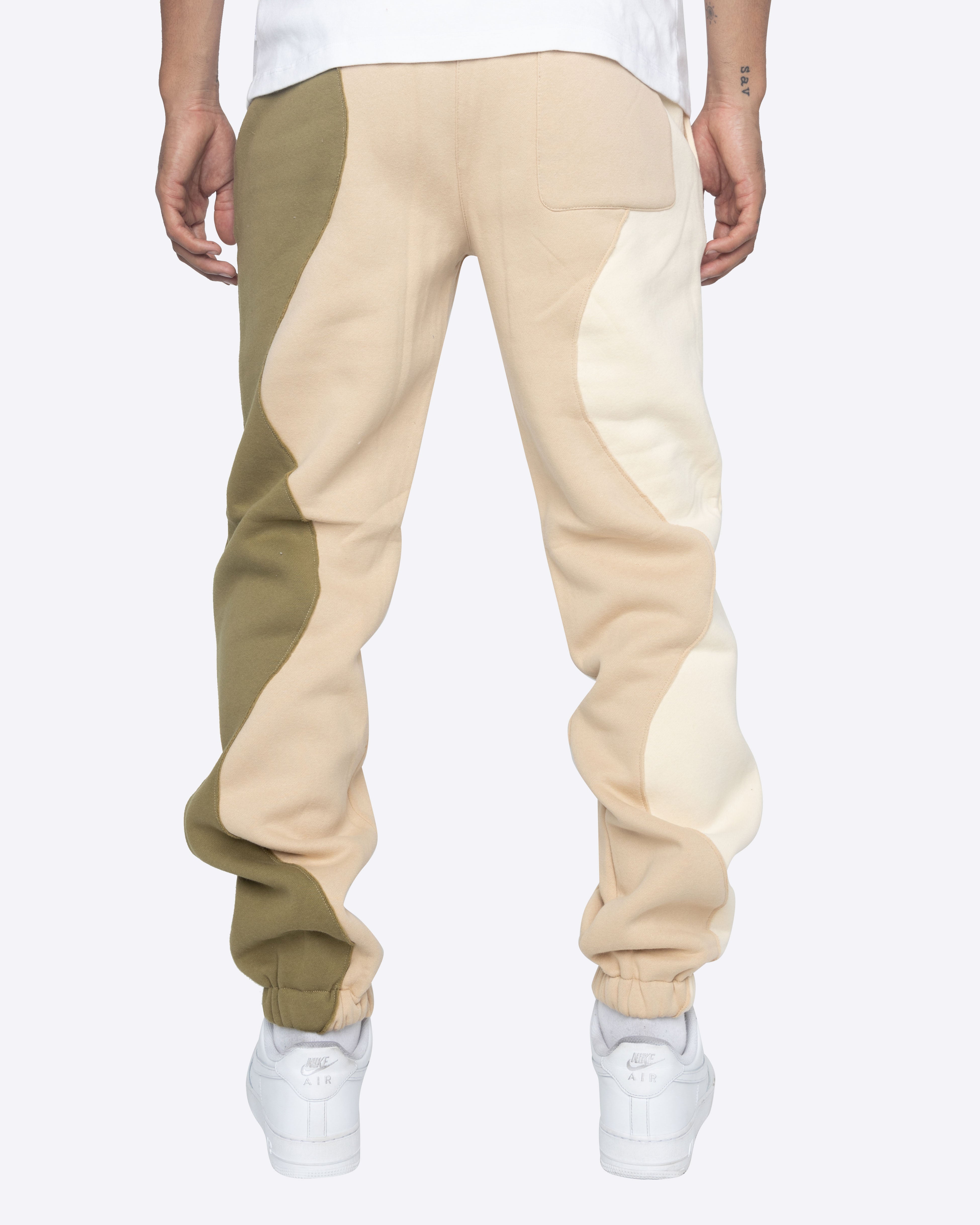 EPTM X PASCAL WAVY SWEATPANTS-KHAKI