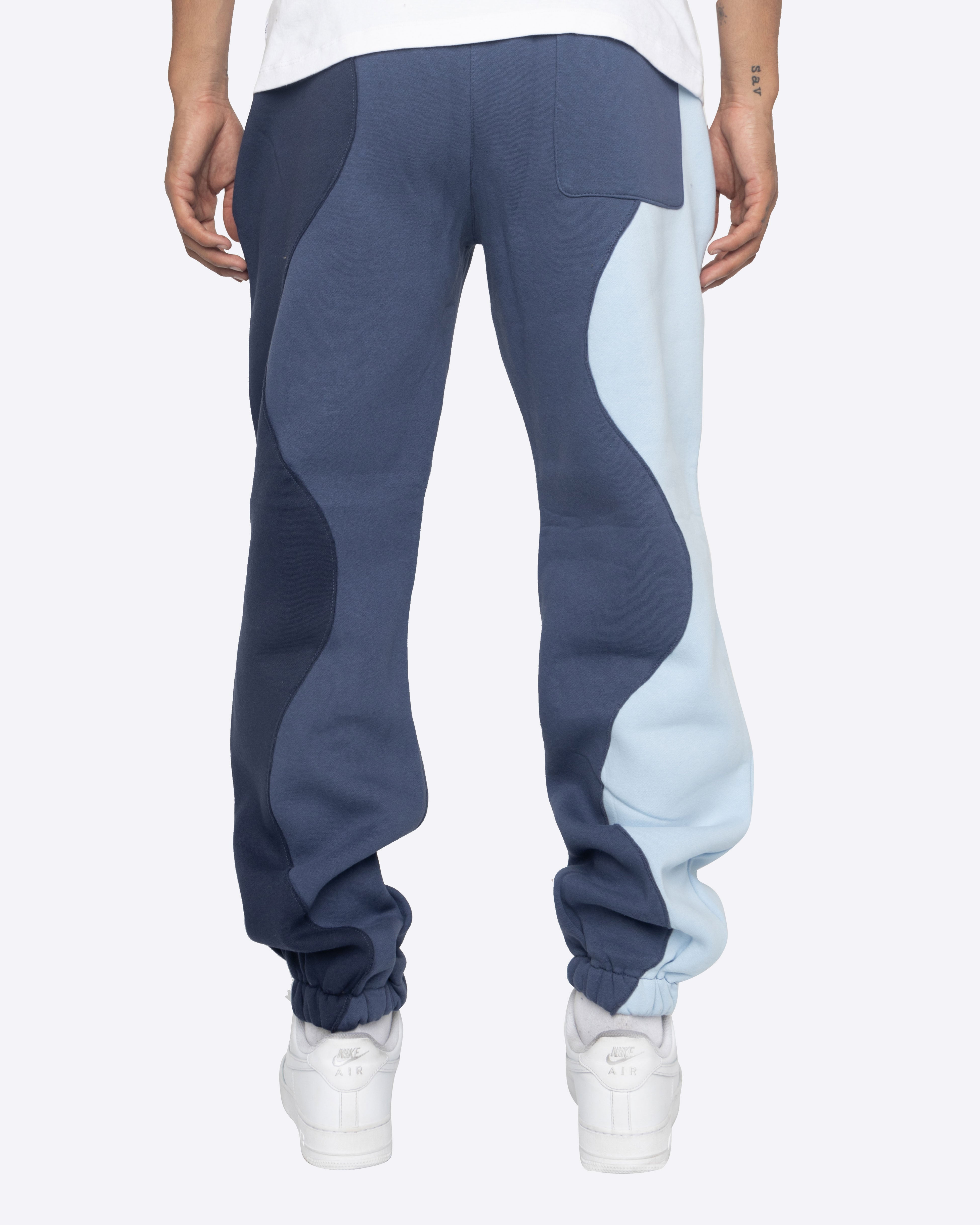 EPTM X PASCAL WAVY SWEATPANTS-BLUE