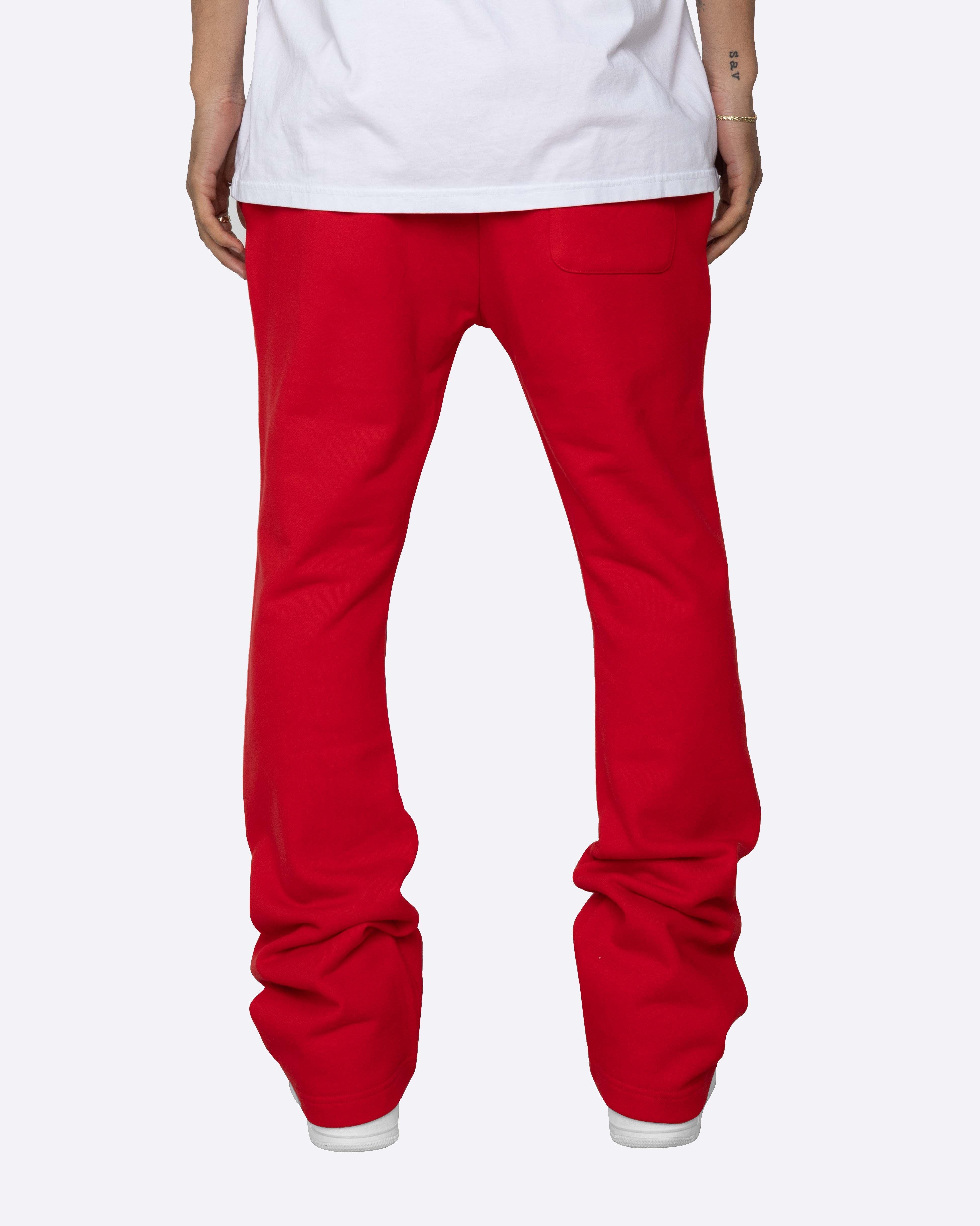 PERFECT FLARE SWEATPANTS-RED