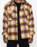 EPTM SIDE SLIT FLANNEL-MUSTARD