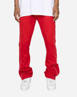 EPTM PIPING FLARED TRACK PANTS-RED