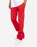 EPTM PIPING FLARED TRACK PANTS-RED