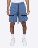 EPTM COMBAT CARGO SHORTS-DENIM BLUE