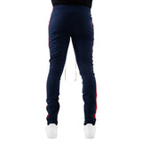 EPTM TRACK PANTS-NAVY/RED