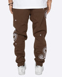 EPTM PAISLEY SWEATPANTS-BROWN