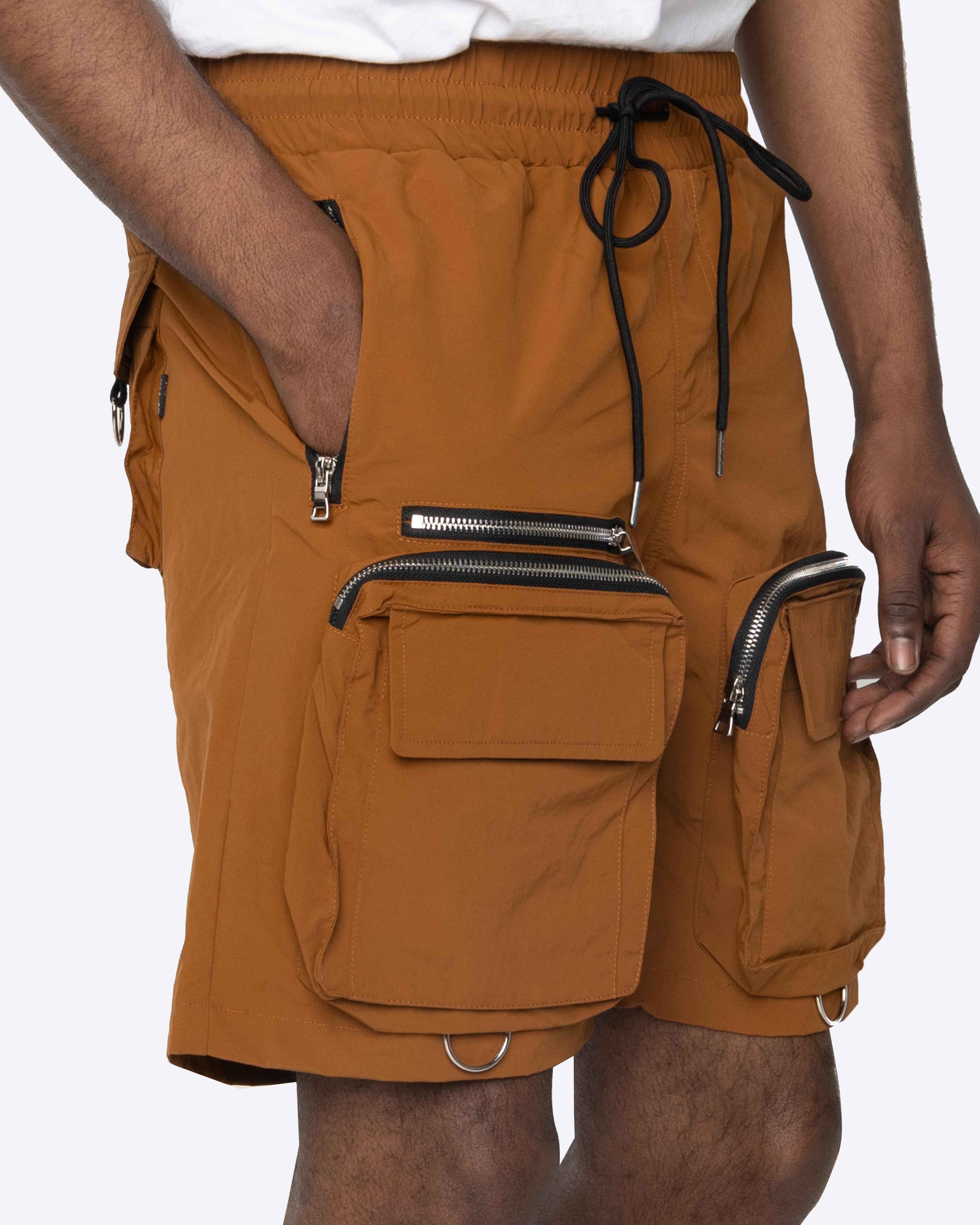 EPTM C4 SHORTS-BROWN