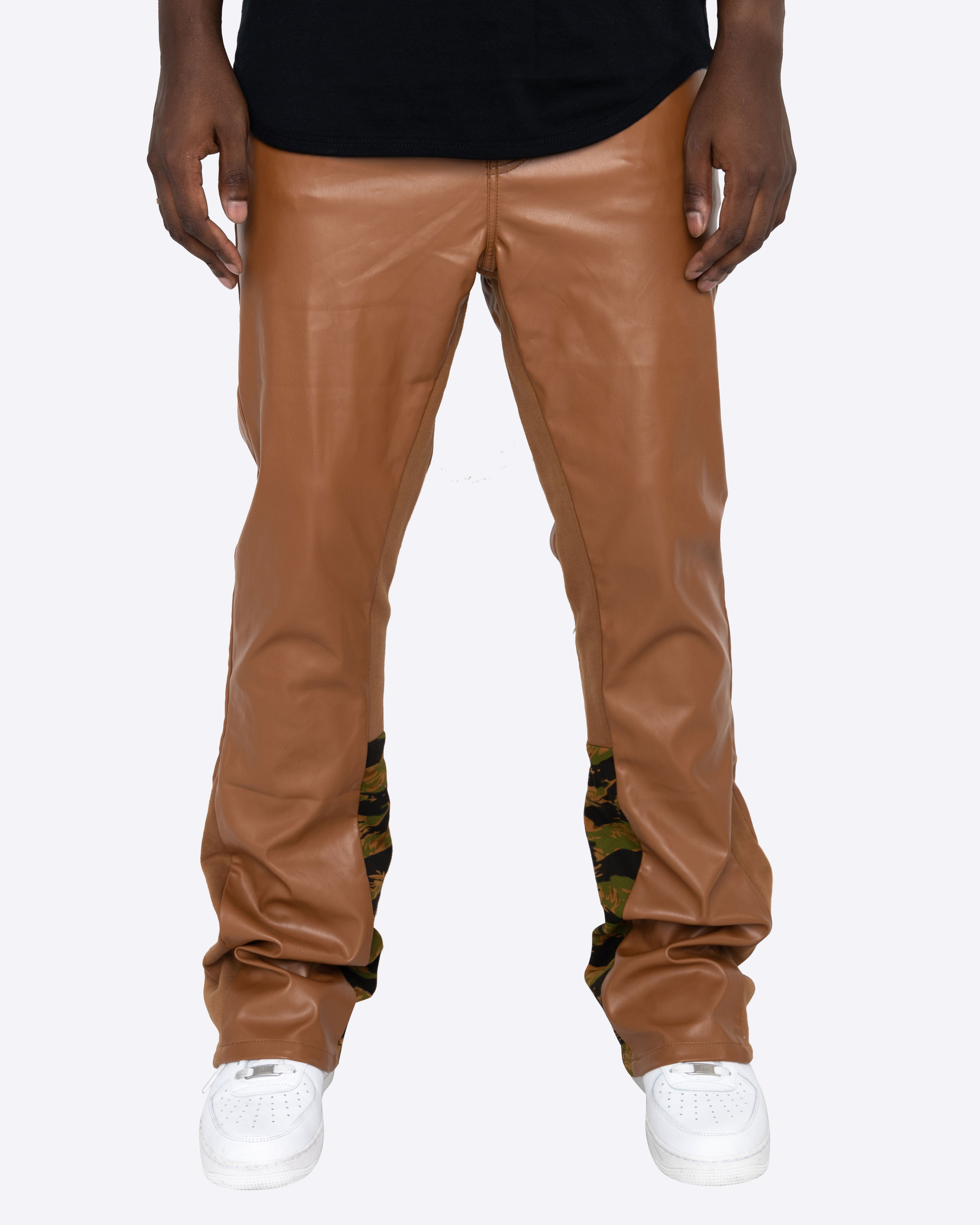 EPTM RAMBO FLARE PANTS-BROWN