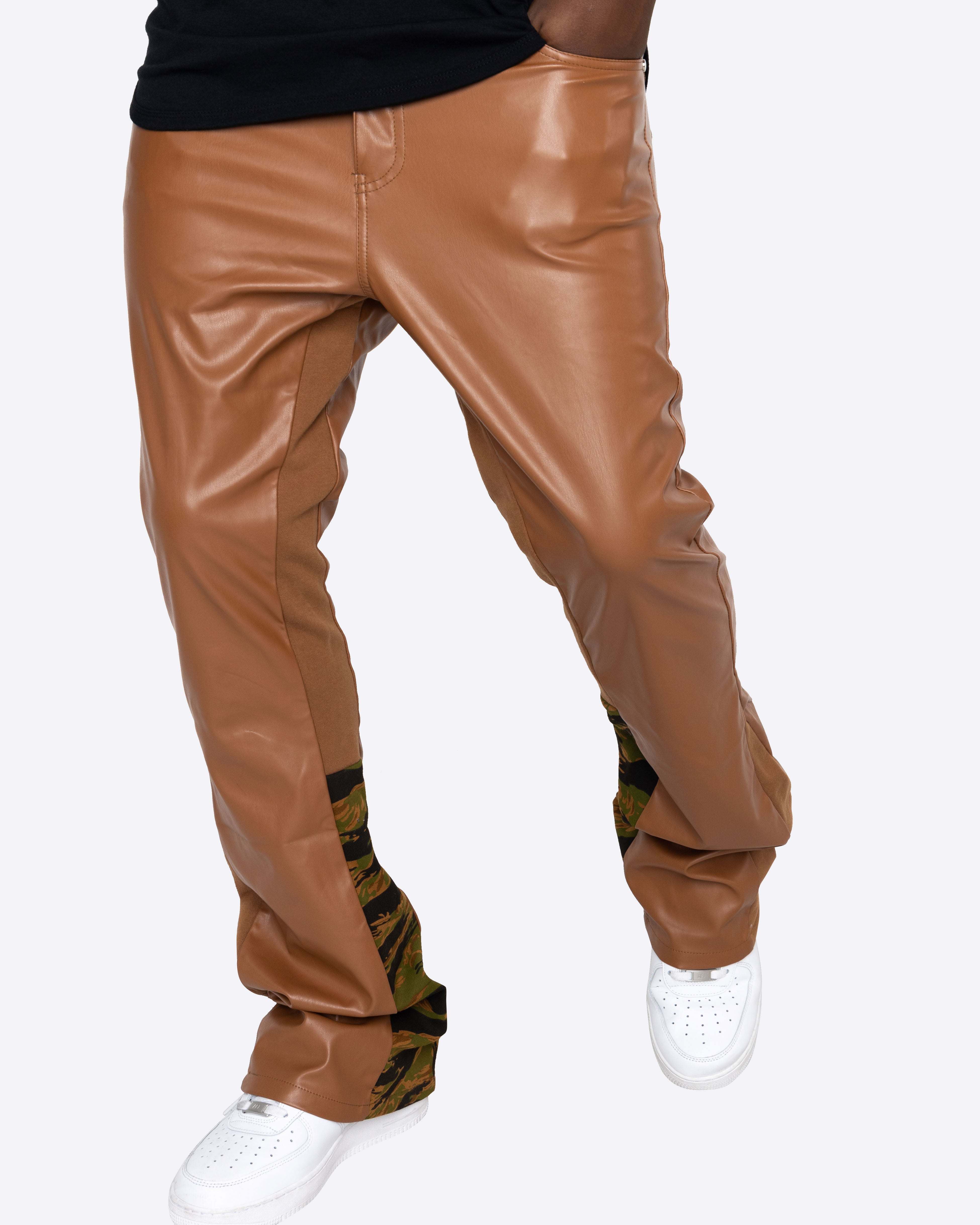 EPTM RAMBO FLARE PANTS-BROWN