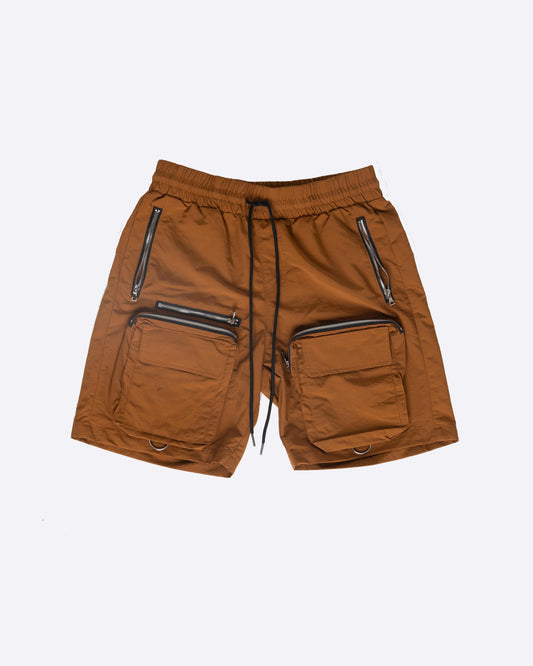 EPTM C4 SHORTS-BROWN