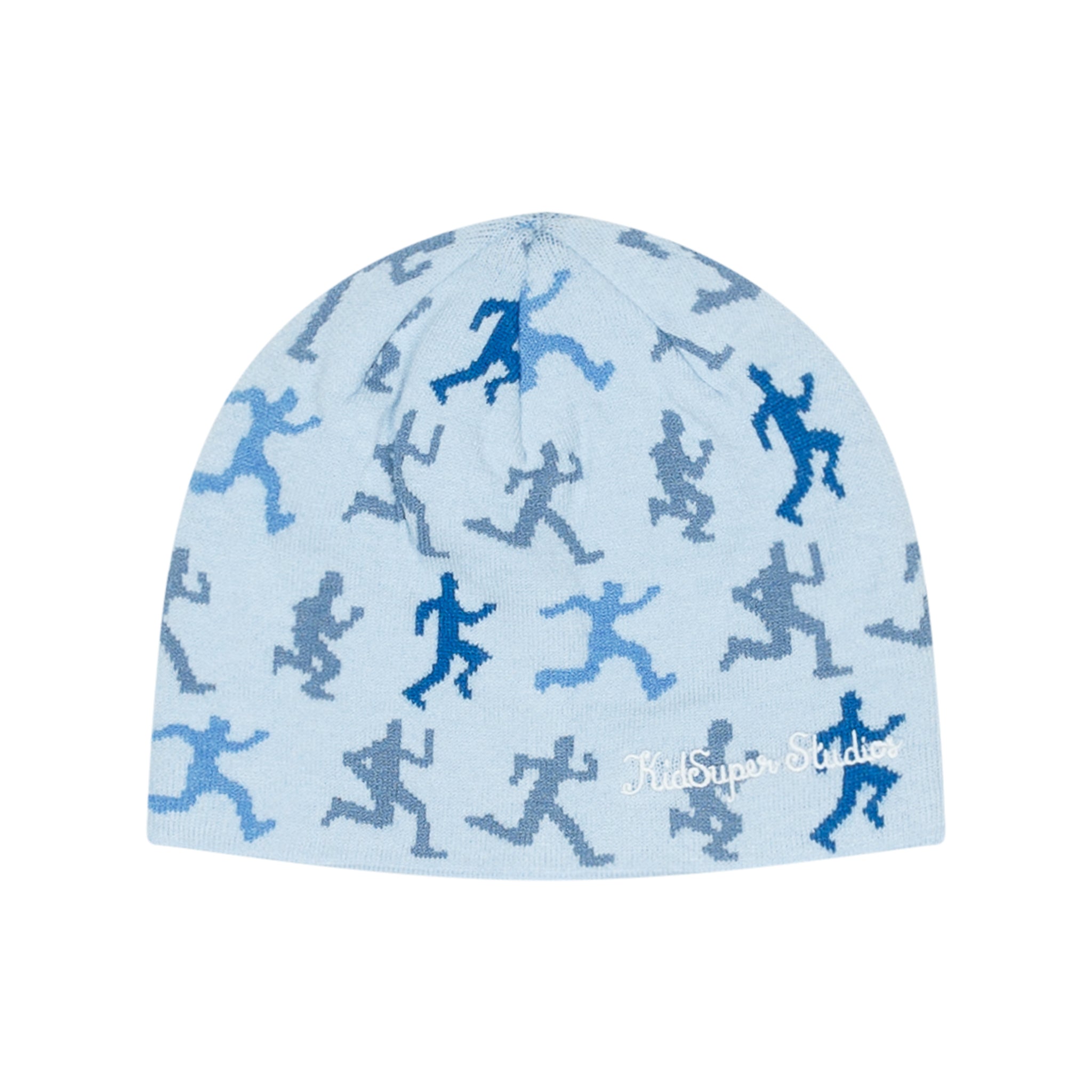 Running Guys Pattern Skully [Blue]