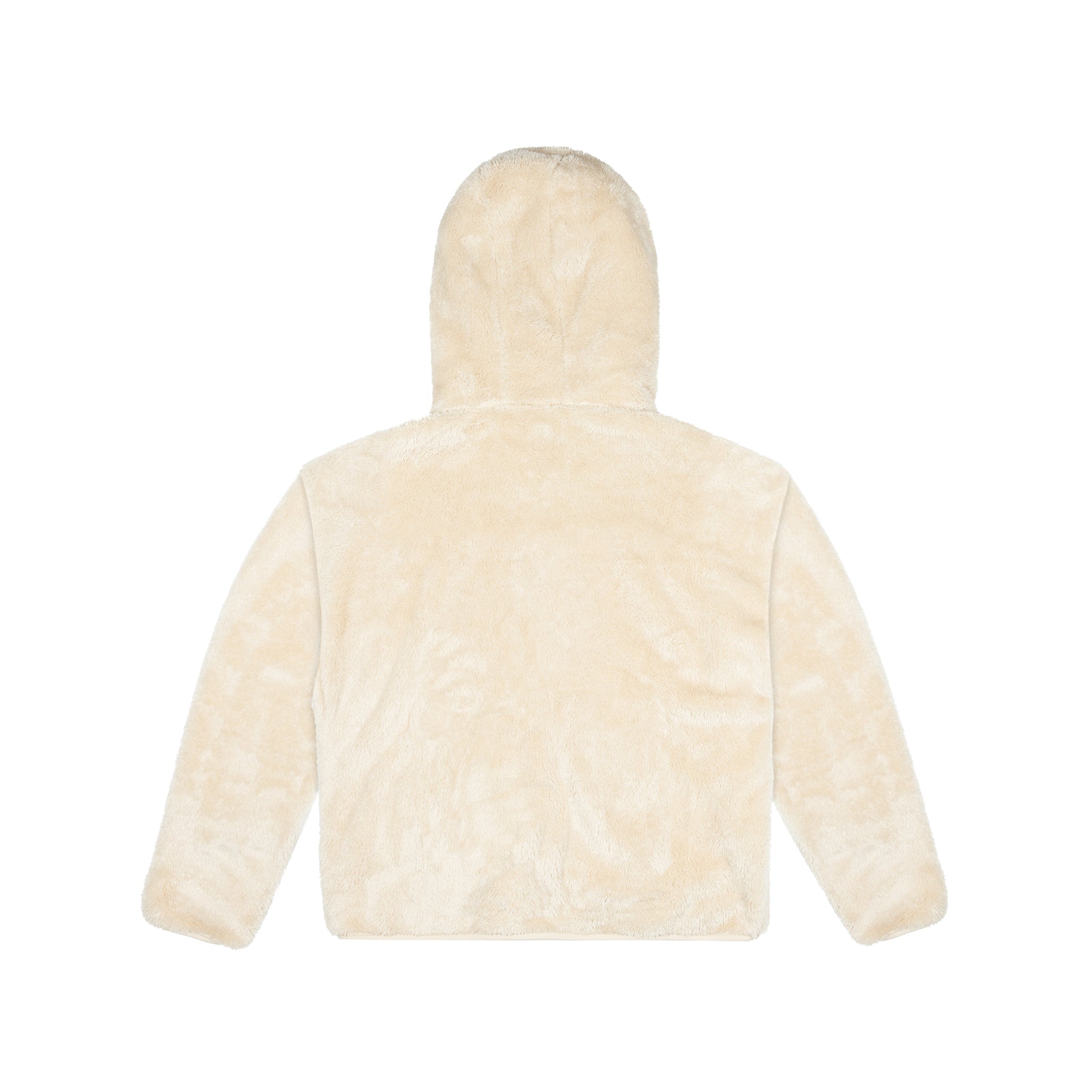 Embroidered Fleece 3/4 Zip [Cream]