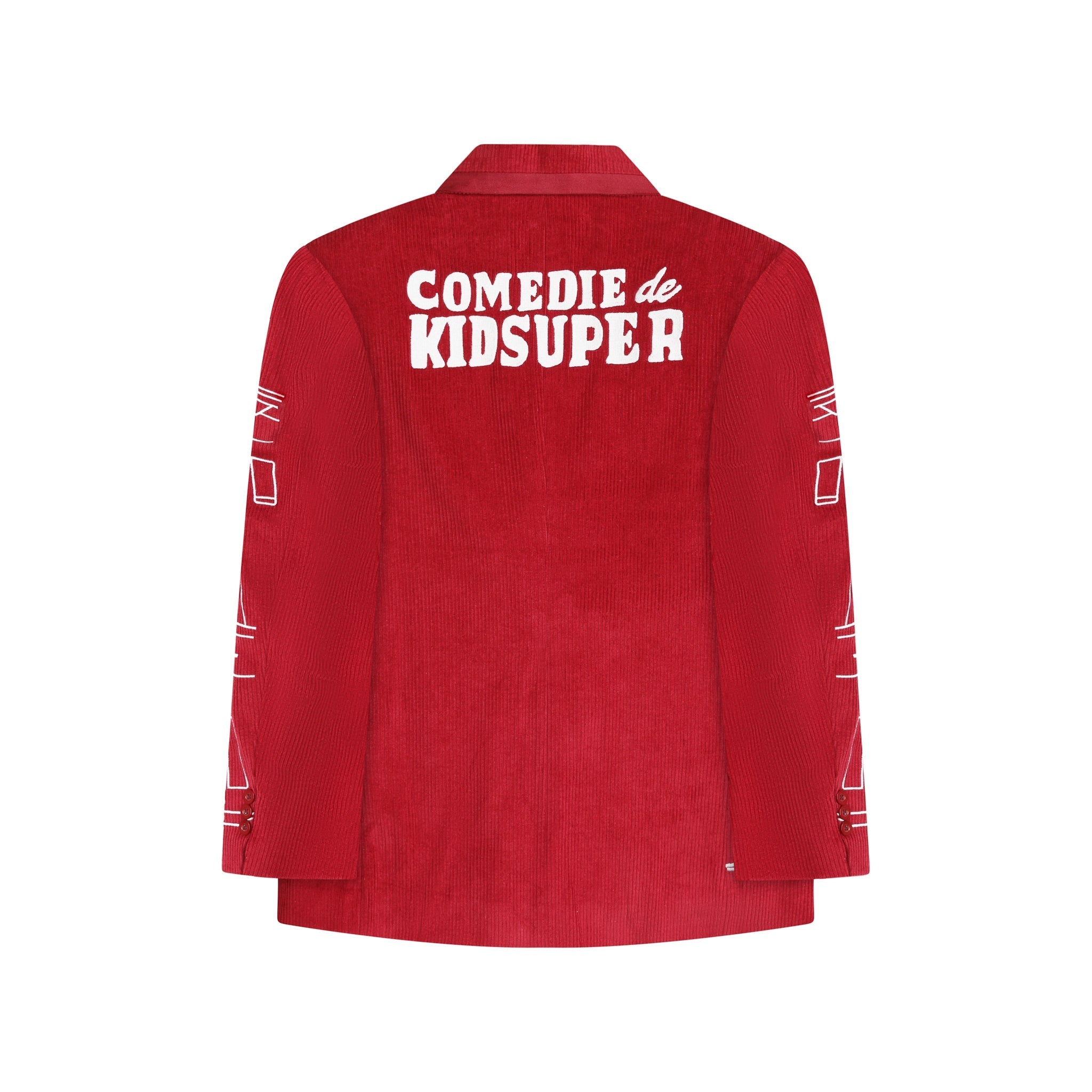 Comedie De Kidsuper Suit Top [Burgundy]