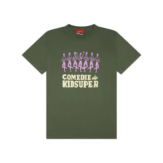 Comedie de KidSuper Crowd Tee [Olive]