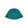 Running Man Crochet Hat [Green/Blue]