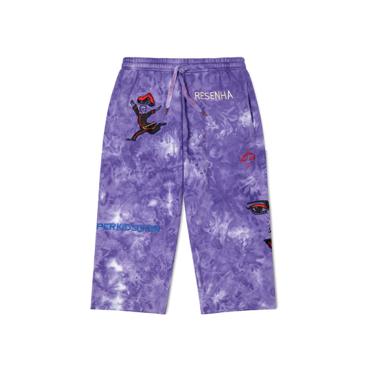 Work Capris [Purple]