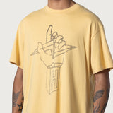 Lightning Hand Tee - Yellow