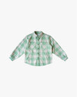 EPTM TWEED FLANNEL SHIRT - EMERALD