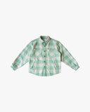 EPTM TWEED FLANNEL SHIRT - EMERALD