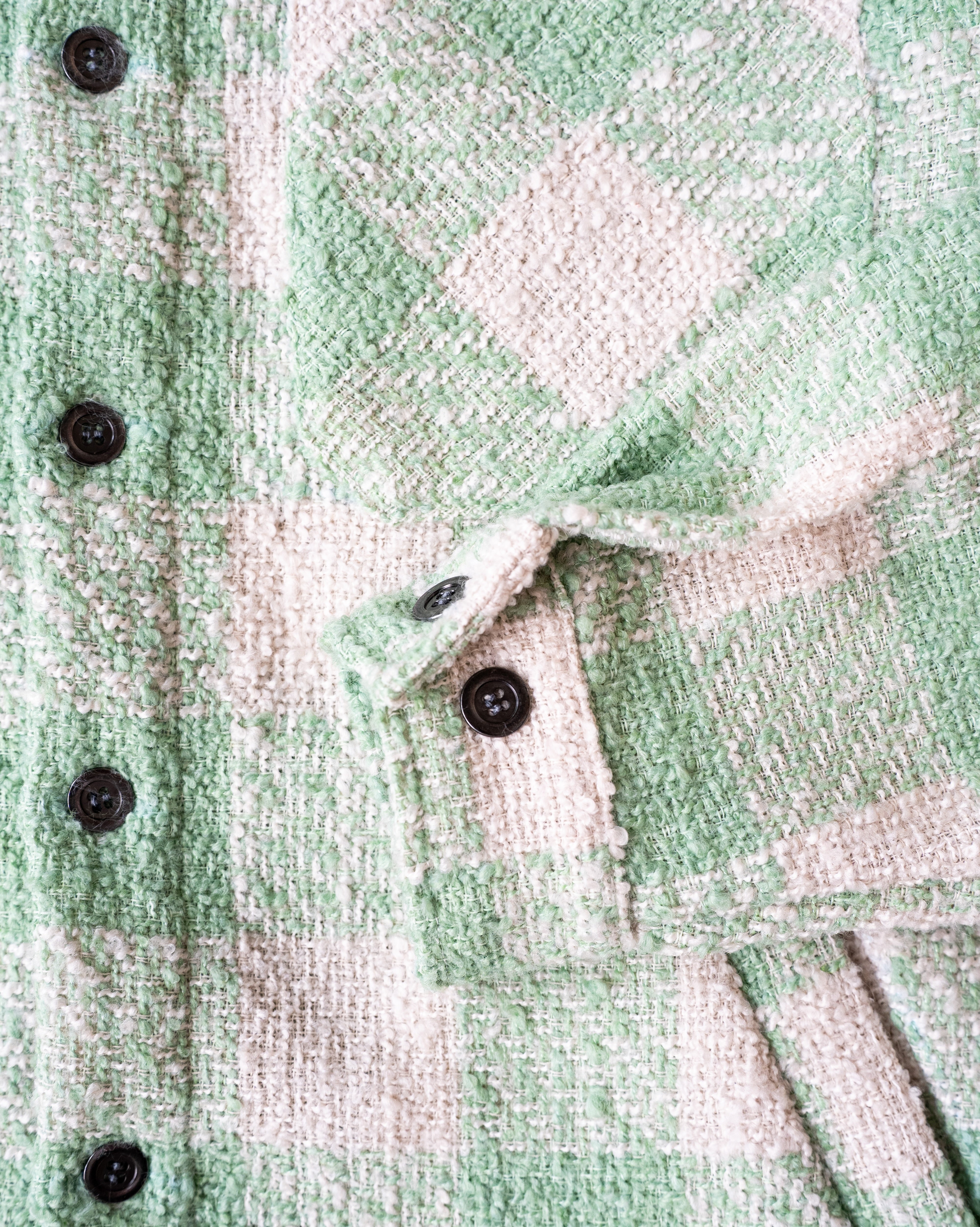 EPTM TWEED FLANNEL SHIRT - EMERALD