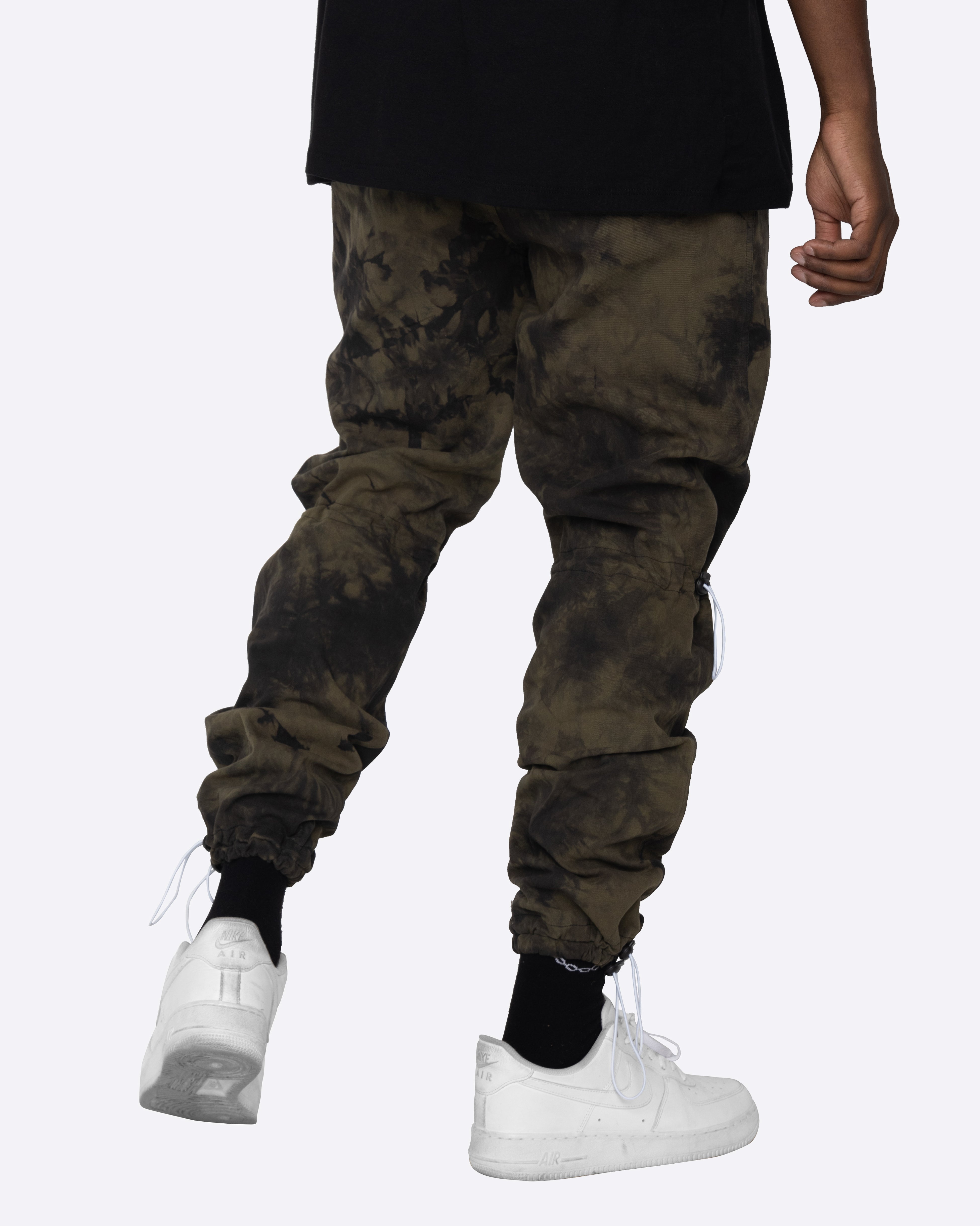 EPTM TIE DYE HYPER TRACK PANTS-OLIVE