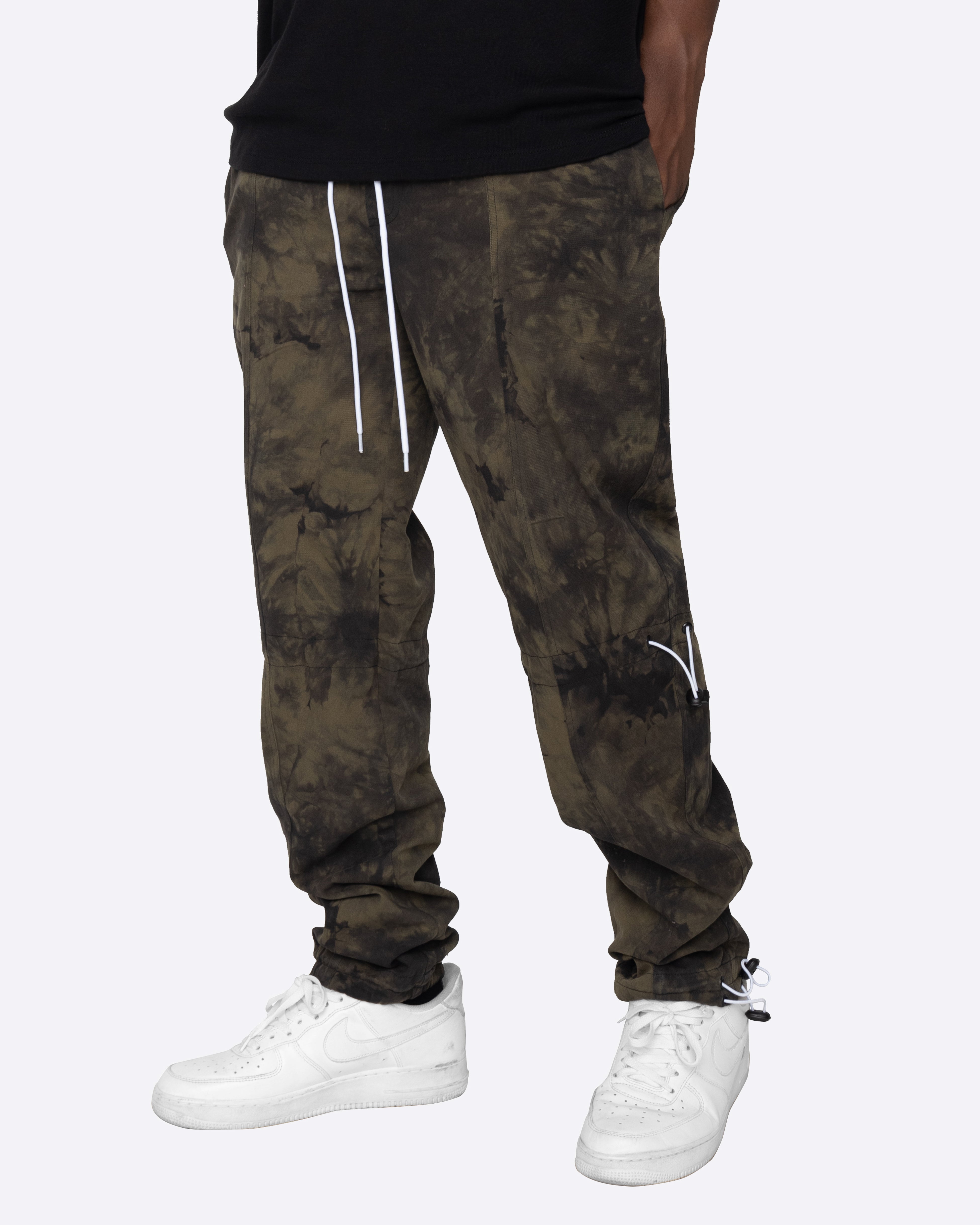 EPTM TIE DYE HYPER TRACK PANTS-OLIVE