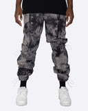 EPTM TIE DYE HYPER TRACK PANTS-BLACK