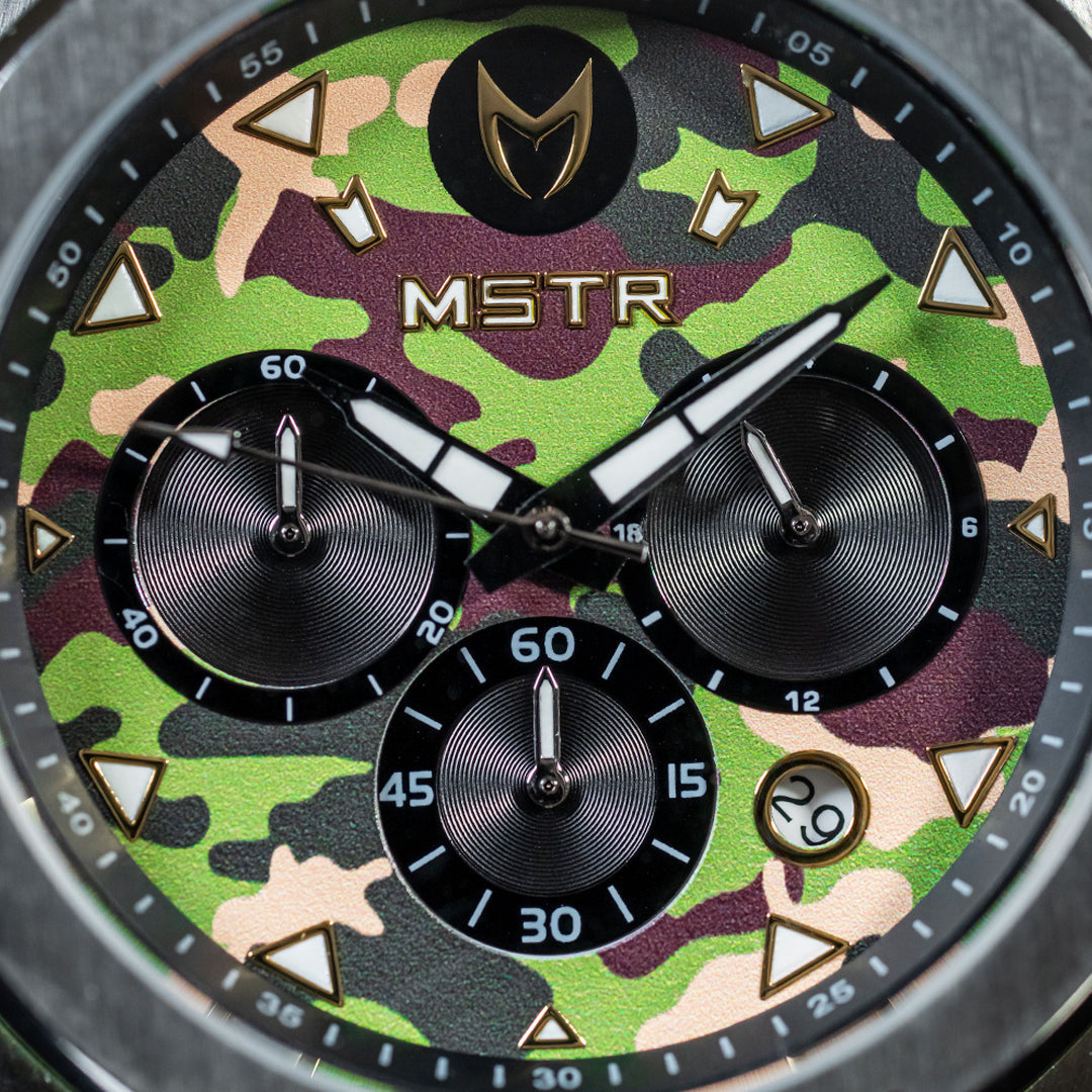 AM279RB - MK SILVER CAMO WATCH