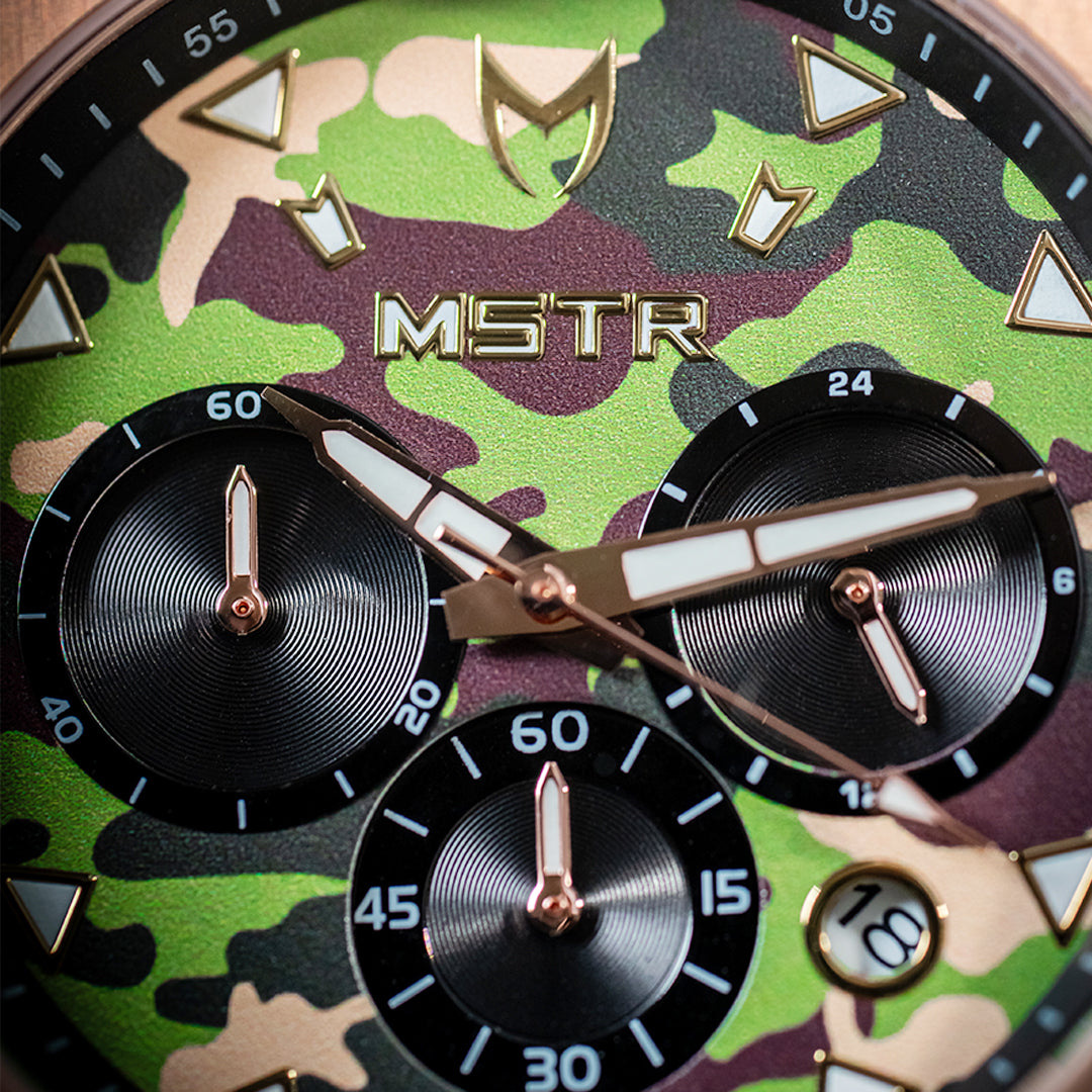 AM280RB - MK ROSE GOLD CAMO WATCH