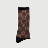 Monogram Ribbed Sock