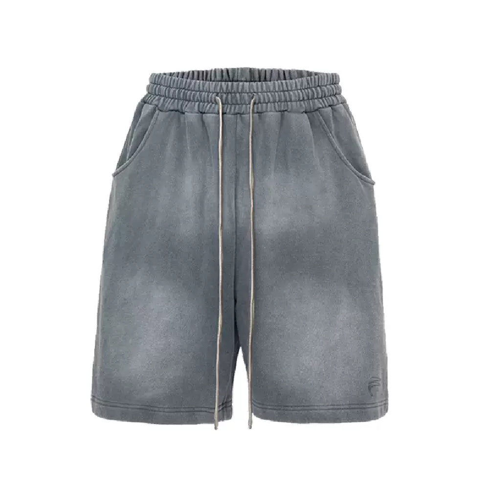 Gradient Vintage Loose Heavy Shorts