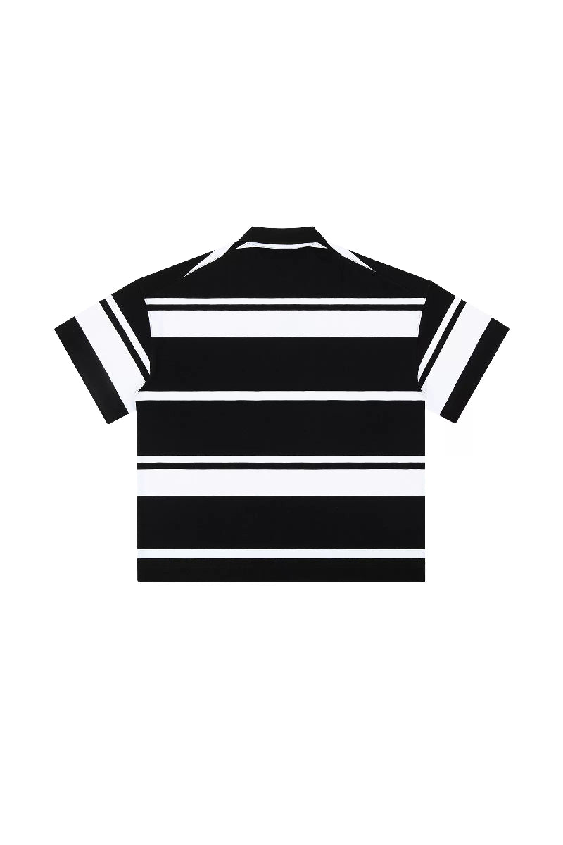 Heavyweight Striped Polo Shirt