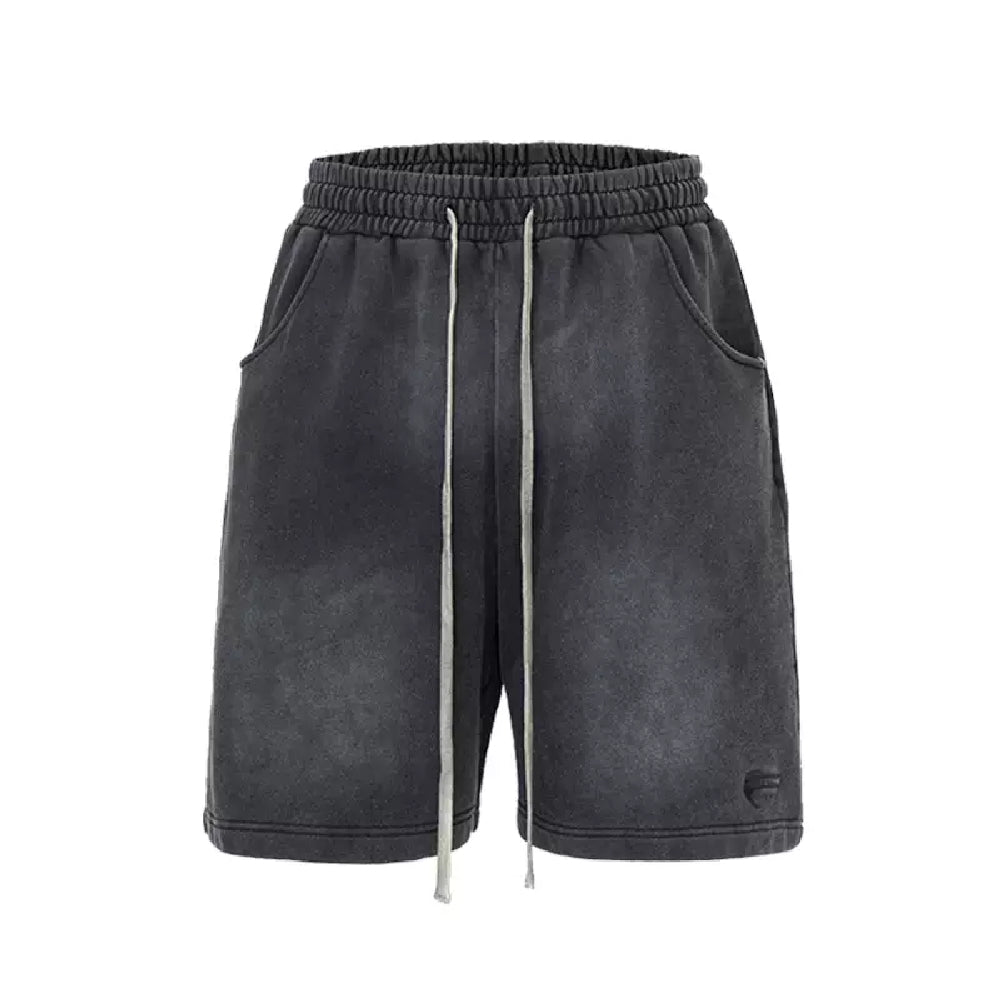 Gradient Vintage Loose Heavy Shorts