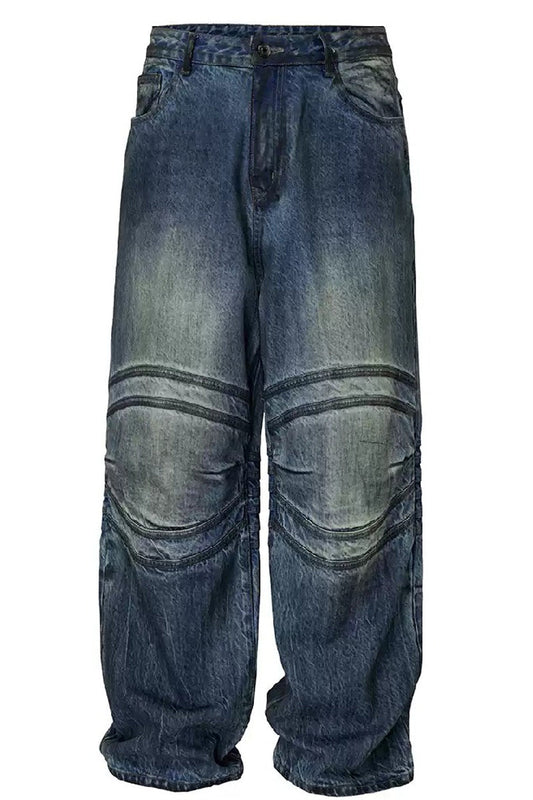 Distressed Skeleton Jeans