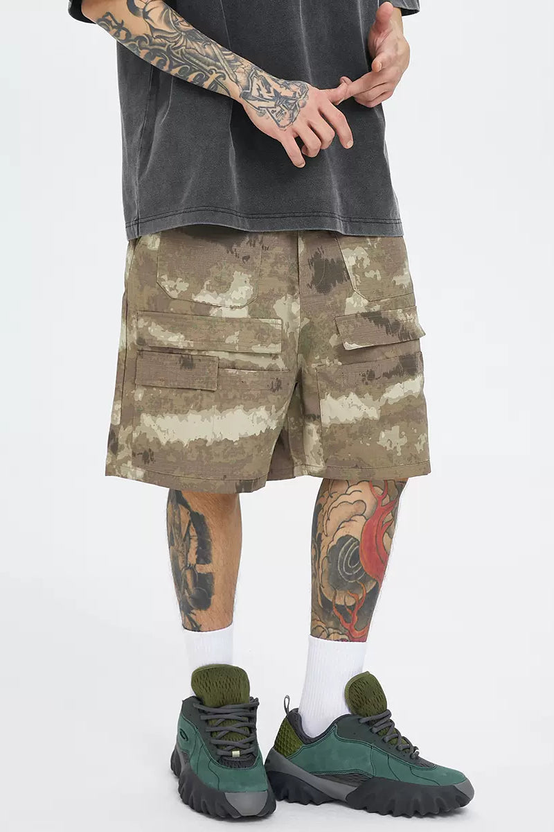 Vintage Camo Cargo Shorts