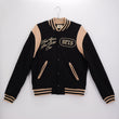 TAKE CARE VARSITY JACKET BLACK