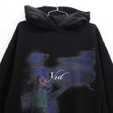 Potion Raw Edge Hoodie Black