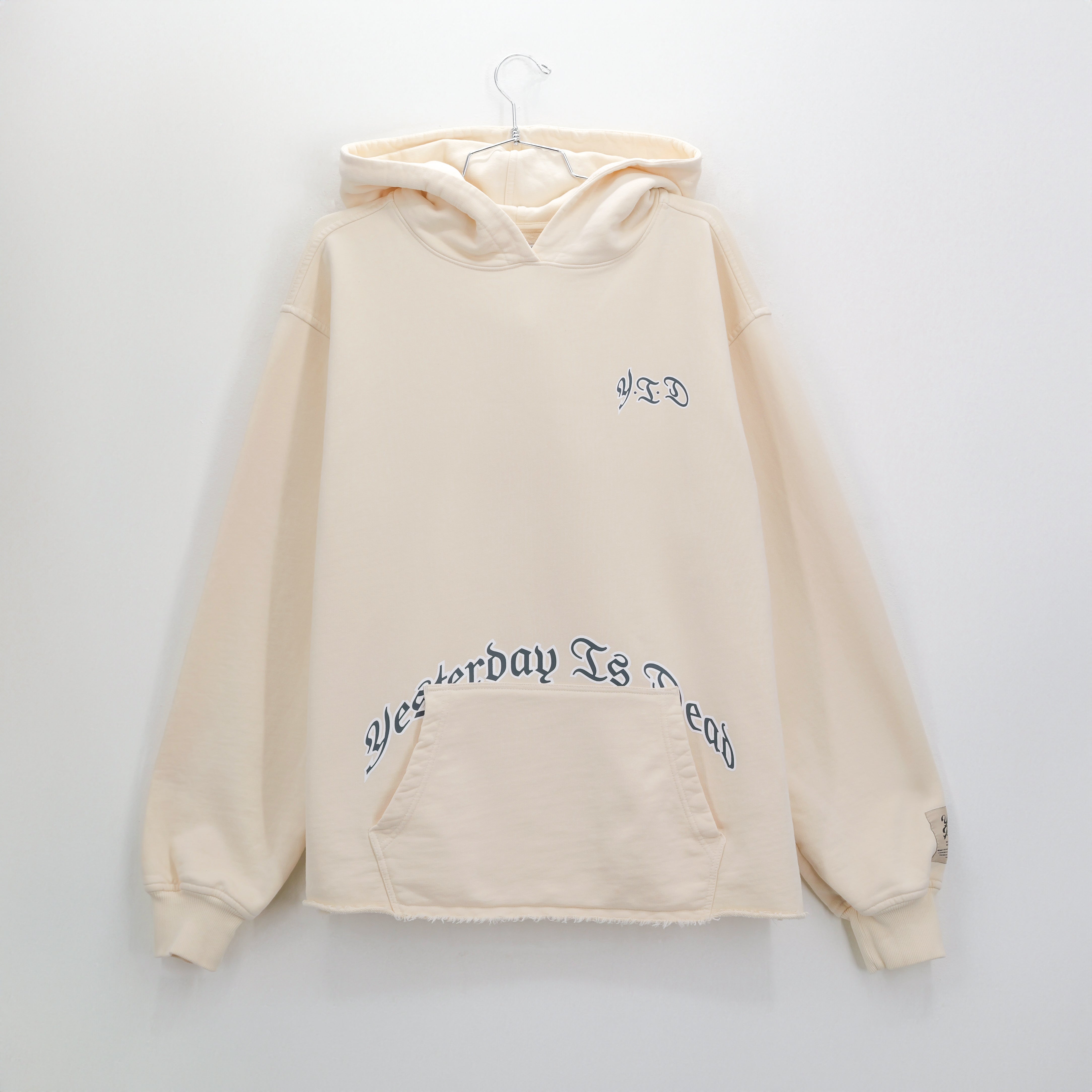 TNP Raw Edge Hoodie Natural