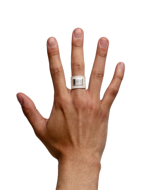 THE BEND RING - BIG // SILVER