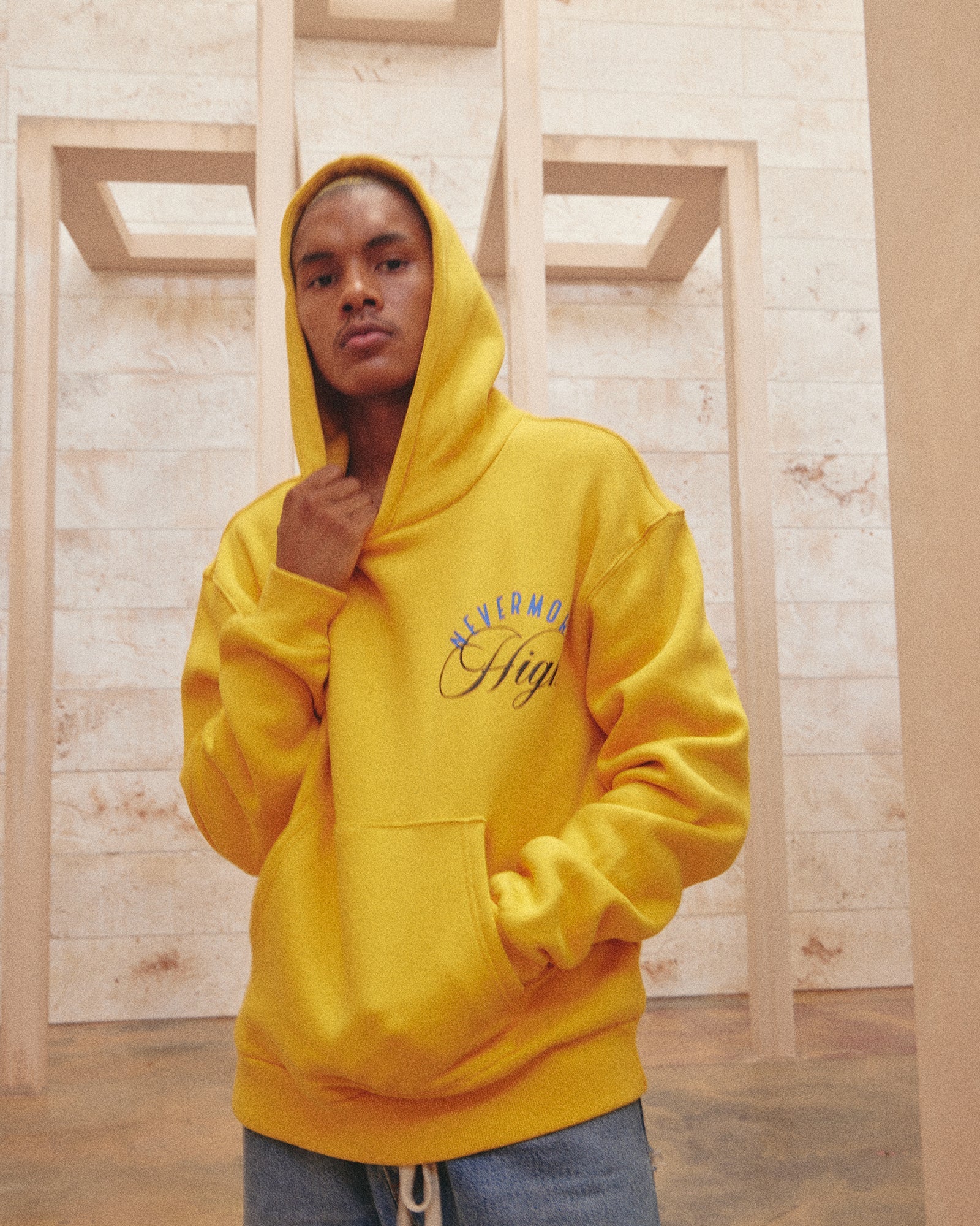 "Nevermore High" Hoodie (Yellow)