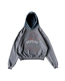 "Pep Rally" Two-Toned Reverse Stitch Hoodie (Blue)