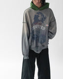 "Pep Rally" Two-Toned Reverse Stitch Hoodie (Green)